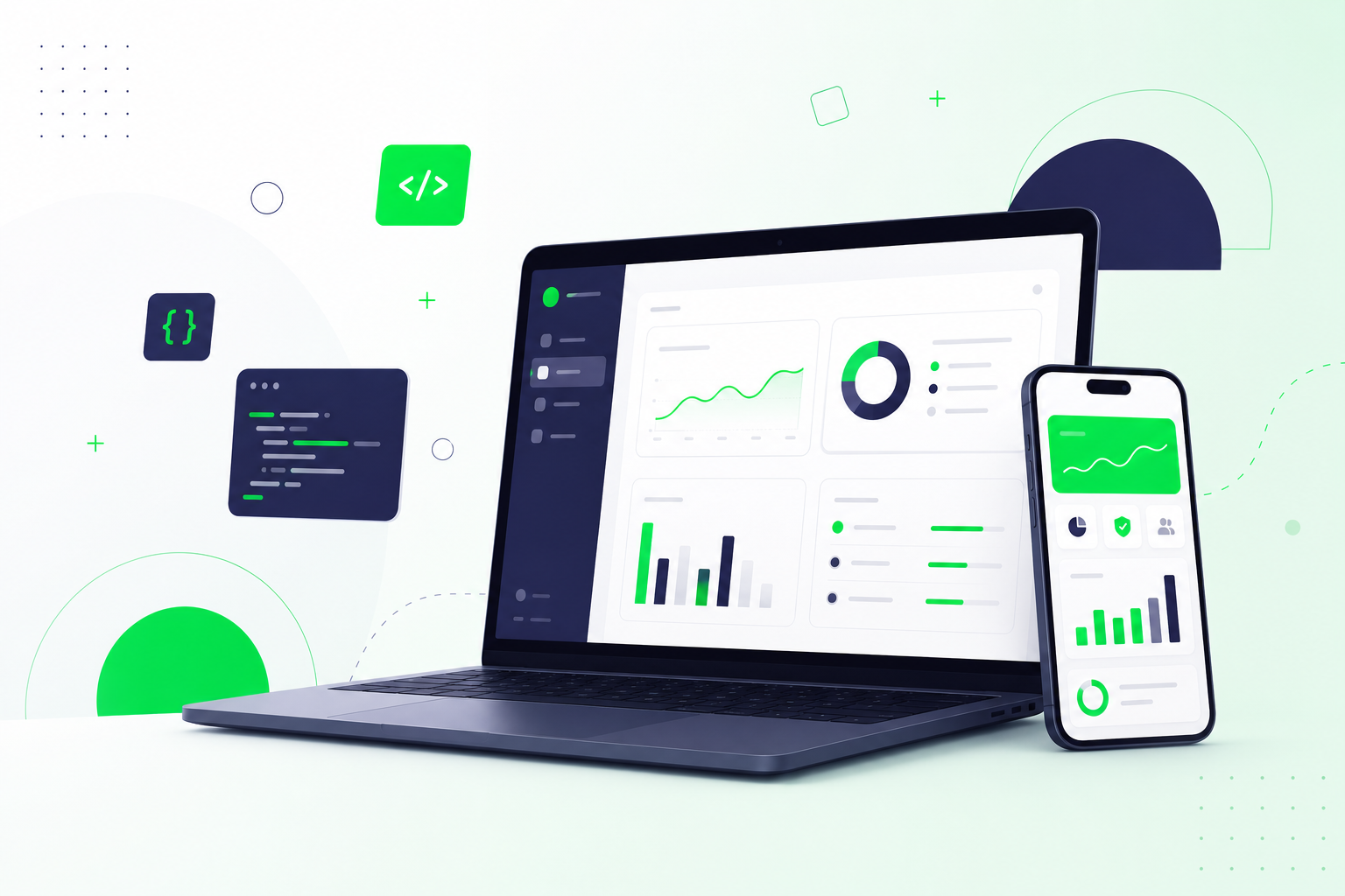 Software development illustration